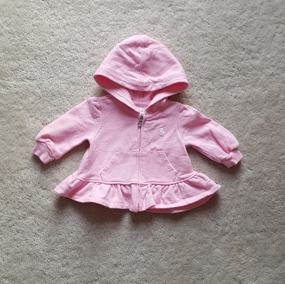 Ralph Lauren Other - Ralph Lauren Pink Hoodie (3M)
